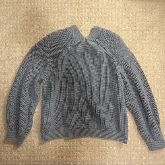 H&M Women's Light Blue Oversized Cardigan Sweater - Picture 11 of 15